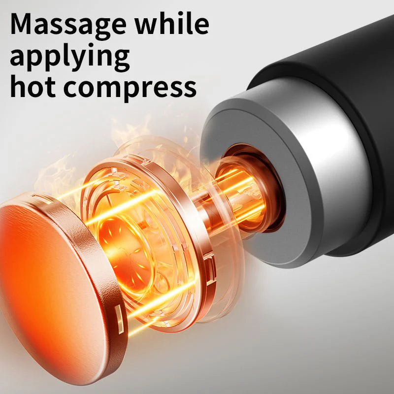 Muscle Massage Gun with 4 Heads FH-820 L | مسدس تدليك العضلات مع 4 رؤوس – FH-820