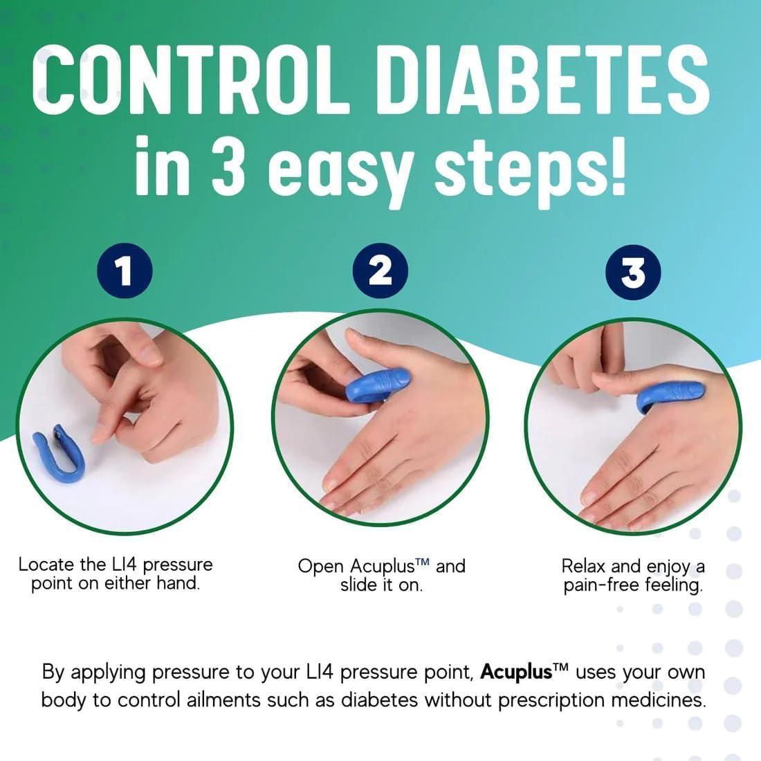 Sugar Control Acupressure Clip | مشبك العلاج بالضغط للتحكم في السكر